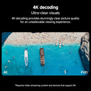 Xiaomi TV Stick originale di seconda generazione con processore Quad Core Cortex-A55, risoluzione 4K Ultra HD, Wi-Fi dual-band 6 e Google TV Stick, versione globale con Google Play., 2GB+8GB
