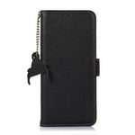 Custodia per telefono Mino in vera pelle con protezione RFID magnetica., For Galaxy S26 FE 5G, For Samsung Galaxy S26 5G