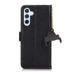 Custodia per telefono Mino in vera pelle con protezione RFID magnetica., For Galaxy S26 FE 5G, For Samsung Galaxy S26 5G