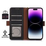 Custodia per telefono Mino in vera pelle con protezione RFID magnetica., For Galaxy S26 FE 5G, For Samsung Galaxy S26 5G
