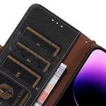 Custodia per telefono Mino in vera pelle con protezione RFID magnetica., For Galaxy S26 FE 5G, For Samsung Galaxy S26 5G