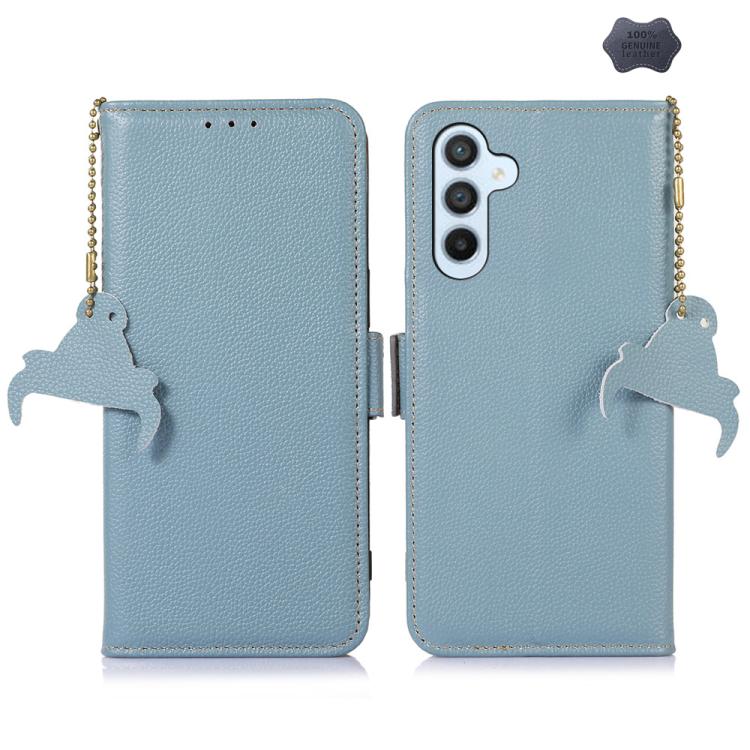 Custodia per telefono Mino in vera pelle con protezione RFID magnetica., For Galaxy S26 FE 5G, For Samsung Galaxy S26 5G