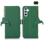 Custodia per telefono Mino in vera pelle con protezione RFID magnetica., For Galaxy S26 FE 5G, For Samsung Galaxy S26 5G