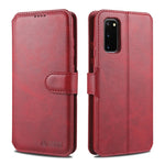 Custodia portafoglio in pelle per Samsung Galaxy S20 FE