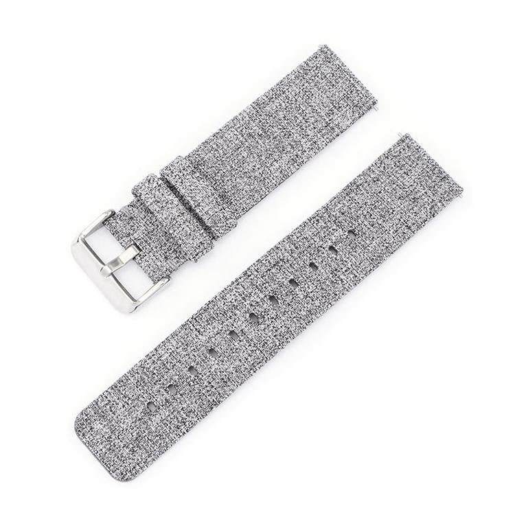 Cinturino per orologio in tela di nylon intrecciata con fibbia ad ardiglione in acciaio inossidabile., 12mm