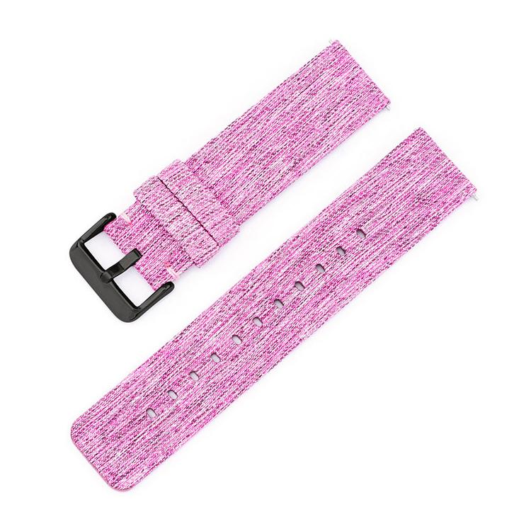 Cinturino per orologio in tela di nylon intrecciata con fibbia ad ardiglione in acciaio inossidabile., 12mm