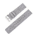 Cinturino per orologio in tela di nylon intrecciata con fibbia ad ardiglione in acciaio inossidabile., 16mm