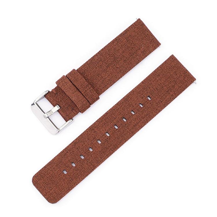 Cinturino per orologio in tela di nylon intrecciata con fibbia ad ardiglione in acciaio inossidabile., 16mm