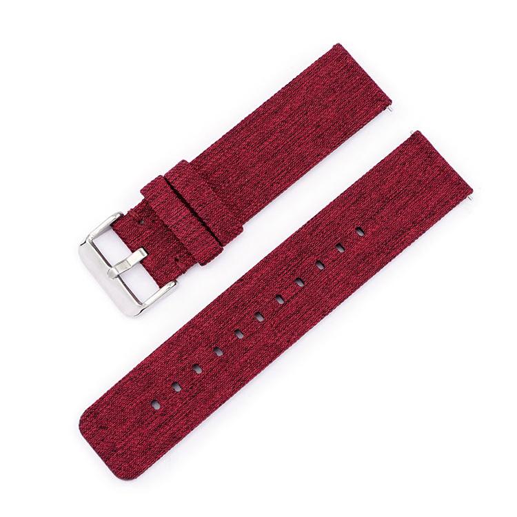 Cinturino per orologio in tela di nylon intrecciata con fibbia ad ardiglione in acciaio inossidabile., 16mm