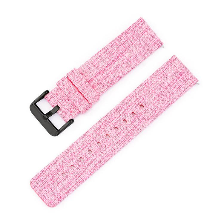 Cinturino per orologio in tela di nylon intrecciata con fibbia ad ardiglione in acciaio inossidabile., 16mm