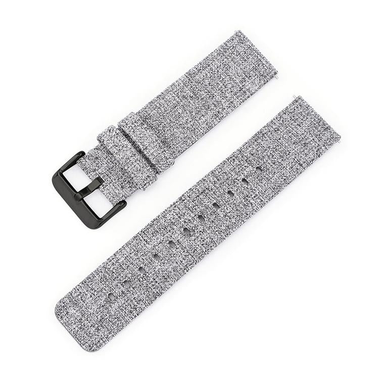 Cinturino per orologio in tela di nylon intrecciata con fibbia ad ardiglione in acciaio inossidabile., 16mm