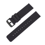 Cinturino per orologio in tela di nylon intrecciata con fibbia ad ardiglione in acciaio inossidabile., 18mm