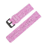 Cinturino per orologio in tela di nylon intrecciata con fibbia ad ardiglione in acciaio inossidabile., 20mm