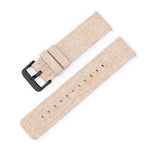 Cinturino per orologio in tela di nylon intrecciata con fibbia ad ardiglione in acciaio inossidabile., 20mm