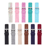 Cinturino per orologio in tela di nylon intrecciata con fibbia ad ardiglione in acciaio inossidabile., 12mm