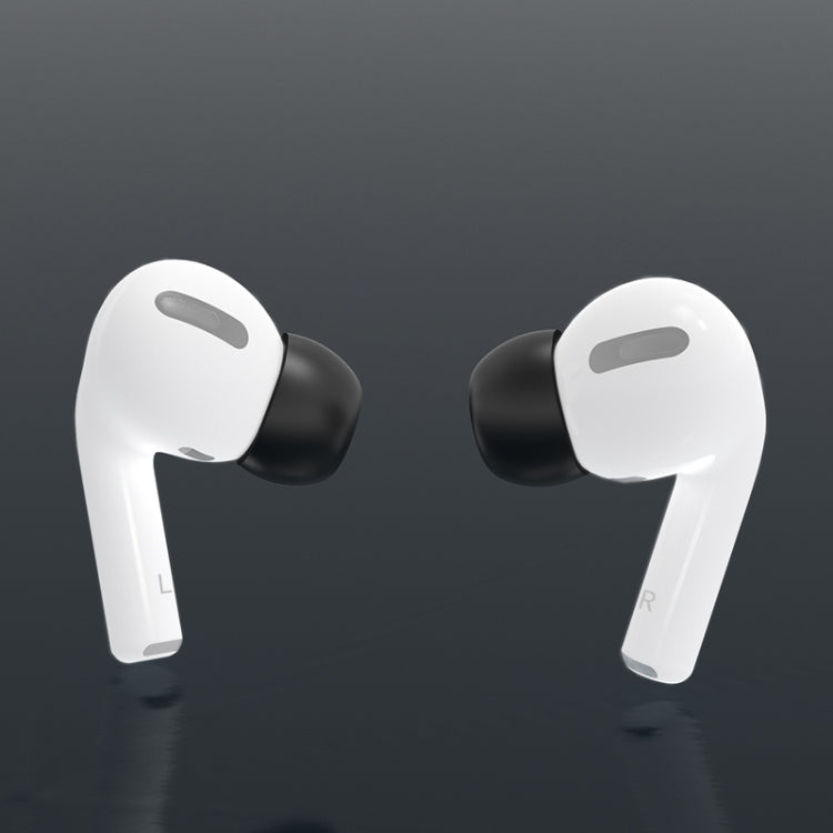 12 PCS Tappi per le orecchie in memory foam sostituibili per auricolari wireless per AirPods Pro, con scatola di immagazzinaggio, Memory Foam Black, Memory Foam Grey