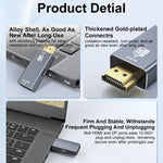 4K 60Hz HDMI Male to DP Female HD Adapter, 60Hz HDMI Male to DP Female