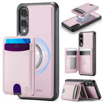 Custodia per telefono in pelle JEEHOOD J10 con porta carte a ribalta, MagSafe Split RFID., For Galaxy S25 FE 5G, For Samsung Galaxy S25 Edge 5G, For Samsung Galaxy S25 5G, For Samsung Galaxy S25+ 5G