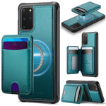 Custodia per telefono in pelle JEEHOOD J10 con porta carte a ribalta, MagSafe Split RFID., For Samsung Galaxy S22 5G, For Samsung Galaxy S21 FE 5G, For Samsung Galaxy S20 Ultra 5G, For Samsung Galaxy S20+ 5G