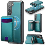 Custodia per telefono in pelle JEEHOOD J10 con porta carte a ribalta, MagSafe Split RFID., For Samsung Galaxy S23 5G, For Samsung Galaxy S20 FE, For Samsung Galaxy S22 Ultra 5G, For Samsung Galaxy S22+ 5G