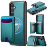 Custodia per telefono in pelle JEEHOOD J10 con porta carte a ribalta, MagSafe Split RFID., For Samsung Galaxy S24 5G, For Samsung Galaxy S23 FE 5G, For Samsung Galaxy S23 Ultra 5G, For Samsung Galaxy S23+ 5G