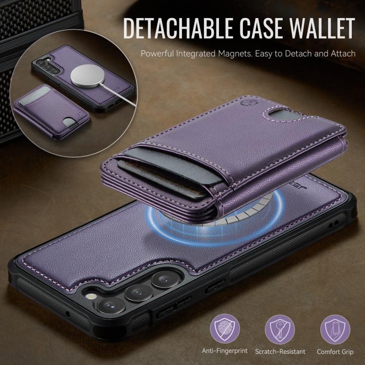 Custodia per telefono in pelle JEEHOOD J10 con porta carte a ribalta, MagSafe Split RFID., For Samsung Galaxy S23 5G, For Samsung Galaxy S20 FE, For Samsung Galaxy S22 Ultra 5G, For Samsung Galaxy S22+ 5G