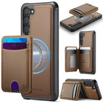 Custodia per telefono in pelle JEEHOOD J10 con porta carte a ribalta, MagSafe Split RFID., For Samsung Galaxy S23 5G, For Samsung Galaxy S20 FE, For Samsung Galaxy S22 Ultra 5G, For Samsung Galaxy S22+ 5G
