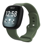 Per cinturino di ricambio in silicone Fitbit Versa 3 / Sense, Size: L