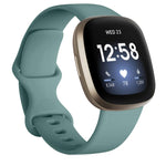 Per cinturino di ricambio in silicone Fitbit Versa 3 / Sense, Size: L