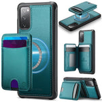 Custodia per telefono in pelle JEEHOOD J10 con porta carte a ribalta, MagSafe Split RFID., For Samsung Galaxy S23 5G, For Samsung Galaxy S20 FE, For Samsung Galaxy S22 Ultra 5G, For Samsung Galaxy S22+ 5G