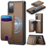 Custodia per telefono in pelle JEEHOOD J10 con porta carte a ribalta, MagSafe Split RFID., For Samsung Galaxy S23 5G, For Samsung Galaxy S20 FE, For Samsung Galaxy S22 Ultra 5G, For Samsung Galaxy S22+ 5G