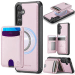 Custodia per telefono in pelle JEEHOOD J10 con porta carte a ribalta, MagSafe Split RFID., For Galaxy S26 FE 5G, For Samsung Galaxy S26+ 5G, For Samsung Galaxy S26 Ultra 5G, For Samsung Galaxy S26 5G