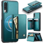 JEEHOOD J12 Esclusiva custodia per telefono con cerniera, protezione RFID e MagSafe, porta carte., For Samsung Galaxy A50