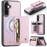 JEEHOOD J12 Esclusiva custodia per telefono con cerniera, protezione RFID e MagSafe, porta carte., For Samsung Galaxy A57 5G, For Galaxy A27 5G, For Samsung Galaxy A56 5G, For Samsung Galaxy A36 5G