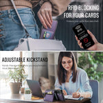 JEEHOOD J12 Esclusiva custodia per telefono con cerniera, protezione RFID e MagSafe, porta carte., For Samsung Galaxy A57 5G, For Galaxy A27 5G, For Samsung Galaxy A56 5G, For Samsung Galaxy A36 5G