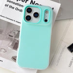 Custodia per telefono ibrida in PC e TPU con finitura opaca color gelatina, For iPhone 17 Pro Max, For iPhone 17 Pro