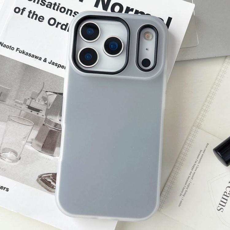 Custodia per telefono ibrida in PC e TPU con finitura opaca color gelatina, For iPhone 17 Pro Max, For iPhone 17 Pro