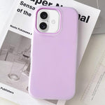 Custodia per telefono ibrida in PC e TPU con finitura opaca color gelatina, For iPhone 17, For iPhone Air