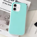Custodia per telefono ibrida in PC e TPU con finitura opaca color gelatina, For iPhone 17, For iPhone Air