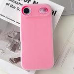 Custodia per telefono ibrida in PC e TPU con finitura opaca color gelatina, For iPhone 17, For iPhone Air