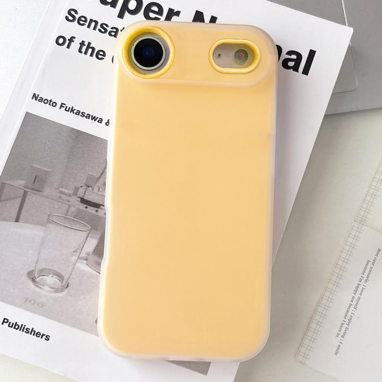 Custodia per telefono ibrida in PC e TPU con finitura opaca color gelatina, For iPhone 17, For iPhone Air