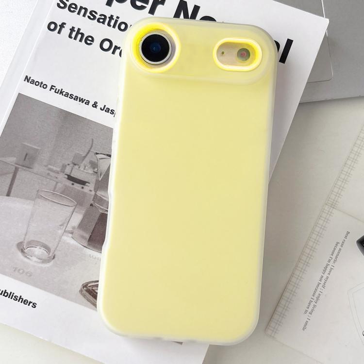 Custodia per telefono ibrida in PC e TPU con finitura opaca color gelatina, For iPhone 17, For iPhone Air