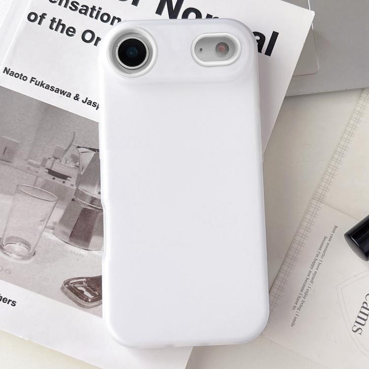 Custodia per telefono ibrida in PC e TPU con finitura opaca color gelatina, For iPhone 17, For iPhone Air