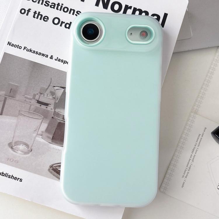 Custodia per telefono ibrida in PC e TPU con finitura opaca color gelatina, For iPhone 17, For iPhone Air