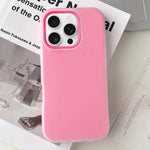 Custodia per telefono ibrida in PC e TPU con finitura opaca color gelatina, For iPhone 16 Pro Max, For iPhone 16 Pro