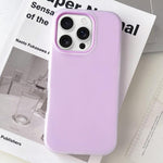 Custodia per telefono ibrida in PC e TPU con finitura opaca color gelatina, For iPhone 16 Pro Max, For iPhone 16 Pro