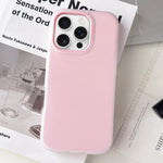 Custodia per telefono ibrida in PC e TPU con finitura opaca color gelatina, For iPhone 16 Pro Max, For iPhone 16 Pro
