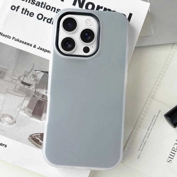 Custodia per telefono ibrida in PC e TPU con finitura opaca color gelatina, For iPhone 16 Pro Max, For iPhone 16 Pro