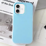 Custodia per telefono ibrida in PC e TPU con finitura opaca color gelatina, For iPhone 16 Plus, For iPhone 16