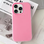 Custodia per telefono ibrida in PC e TPU con finitura opaca color gelatina, For iPhone 15 Pro Max, For iPhone 15 Pro